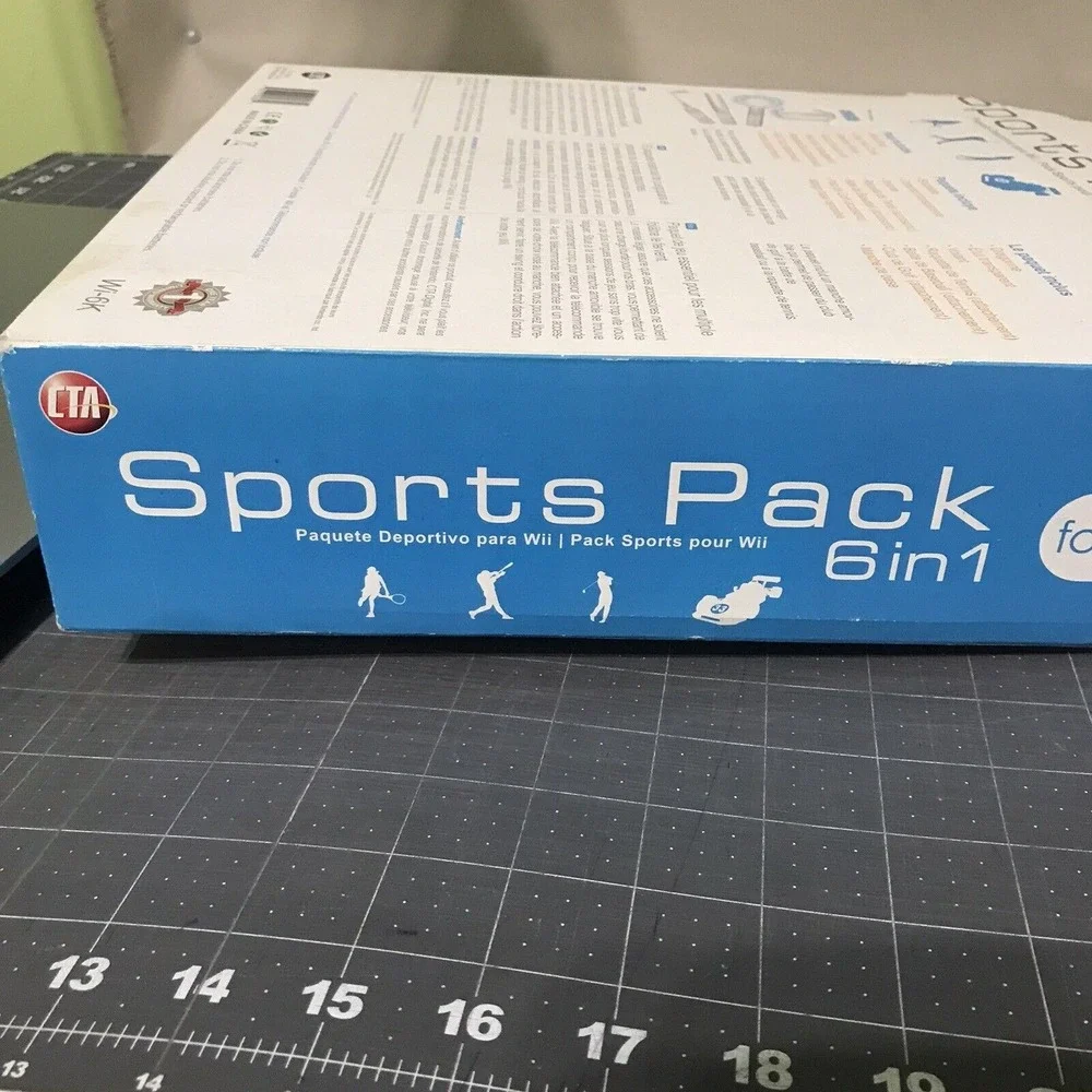 Nintendo Sports Pack For Wii Sports 6 in 1 Accessory Kit White